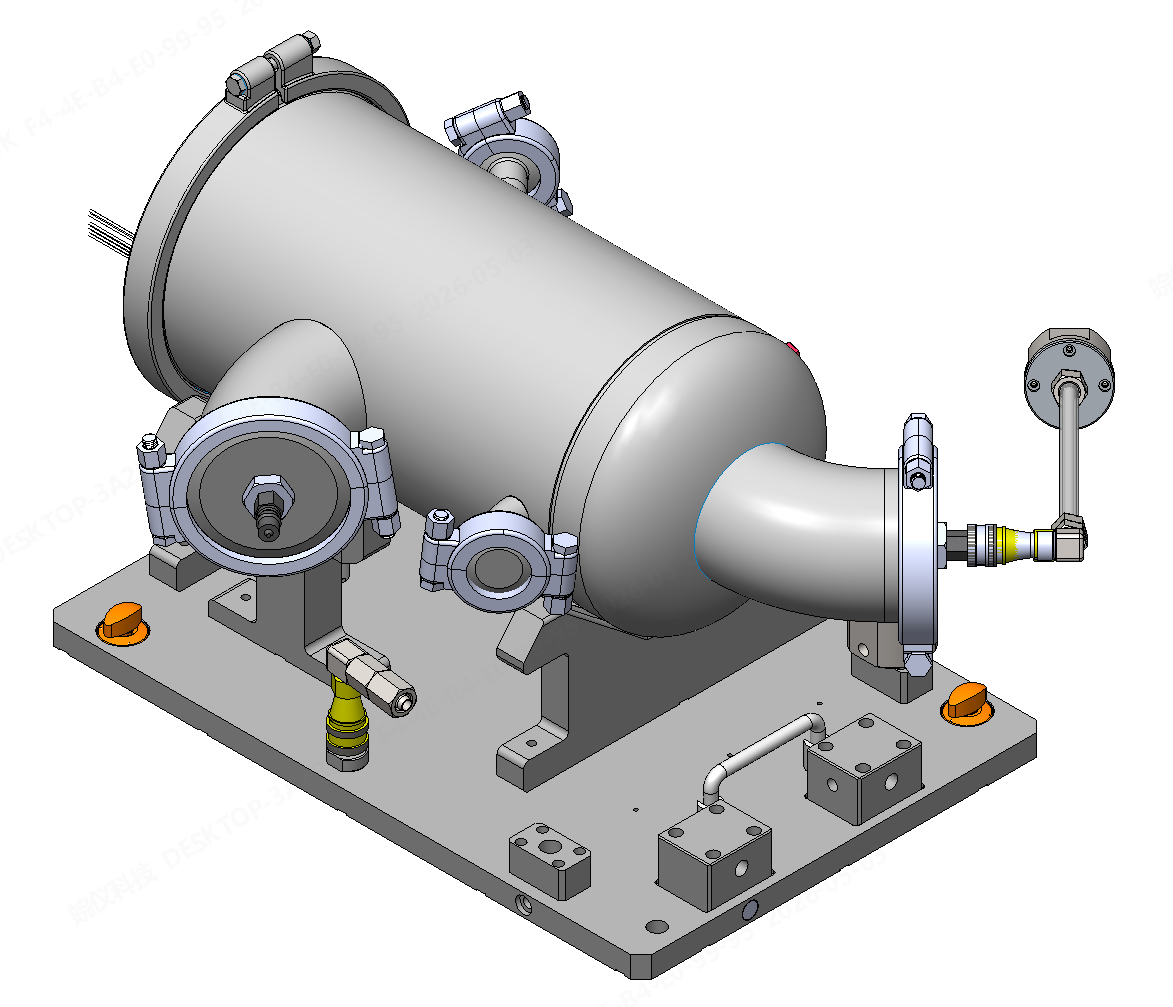 Filter workpiece and sealing fixture for vacuum chamber helium leak testing