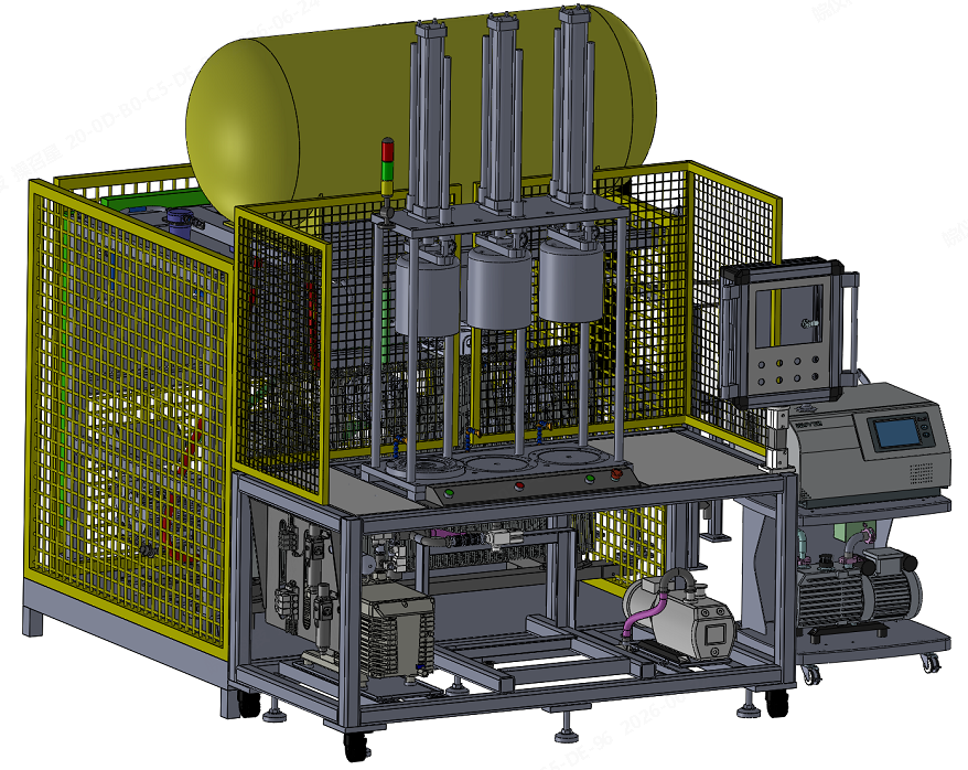 Vacuum Helium Spray Leak Detection System for Insulating Bushings