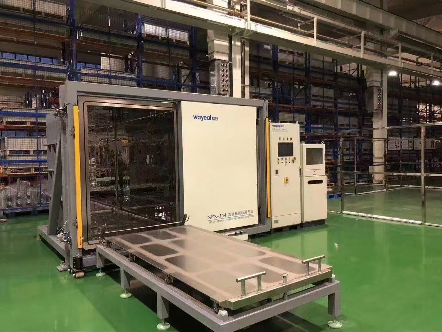 SFZ-344 RMU vacuum chamber system for transformer tank and GIS component helium leak testing