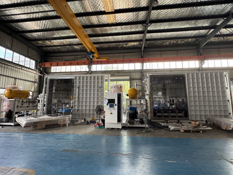 WAYEAL helium leak testing vacuum chamber equipment in the workshop for a data center CDU application